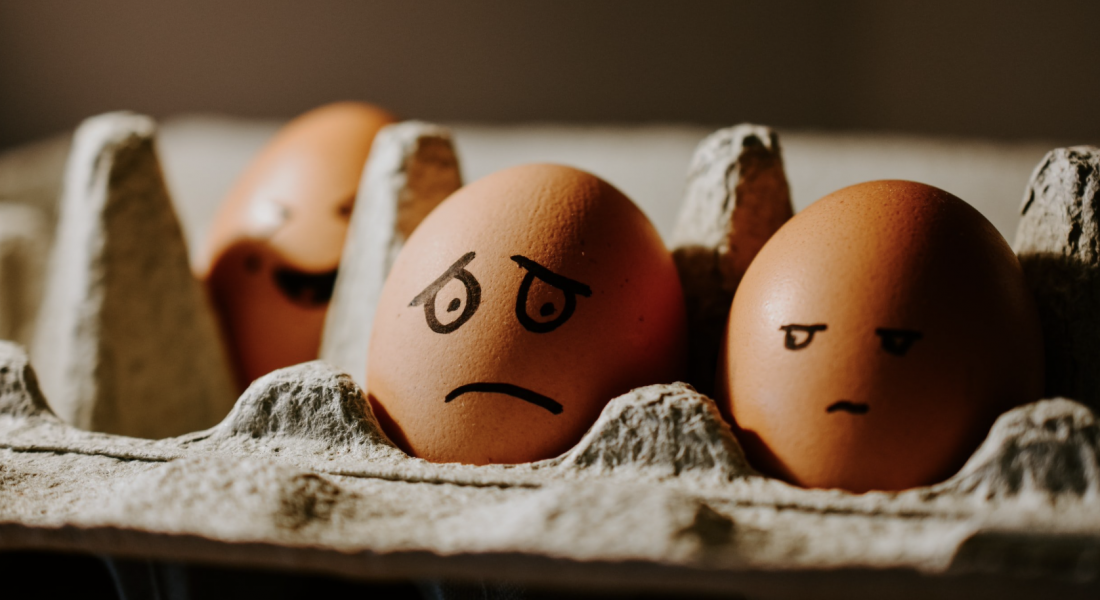 An egg with a sad face drawn on it. With anxiety counseling in NYC, NY, you can learn how to mange your anxiety. Start today by calling us!